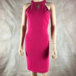 XOXO Hot Pink Bodycon Dress SMALL